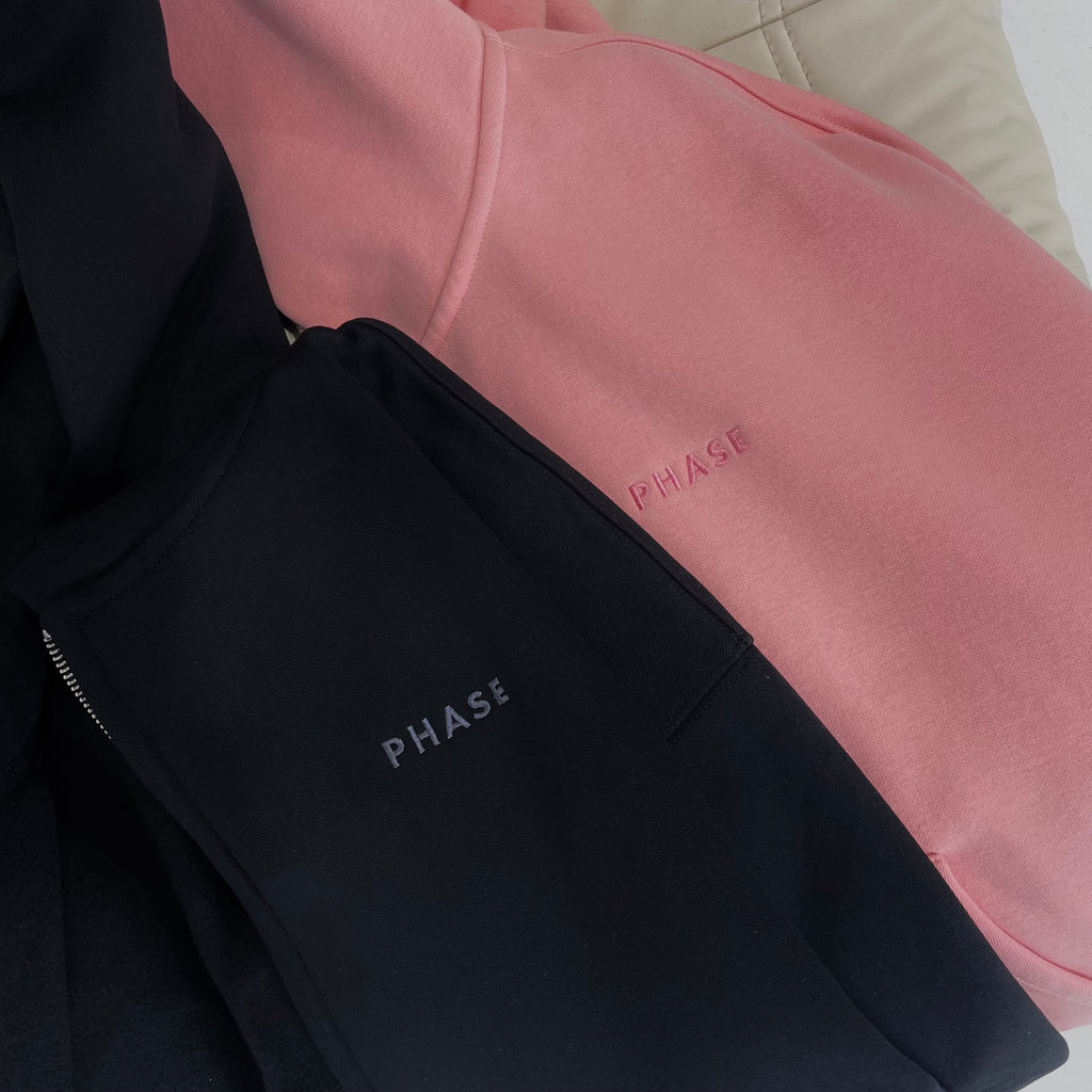 Peach - Zip Hoodie (Back Print)