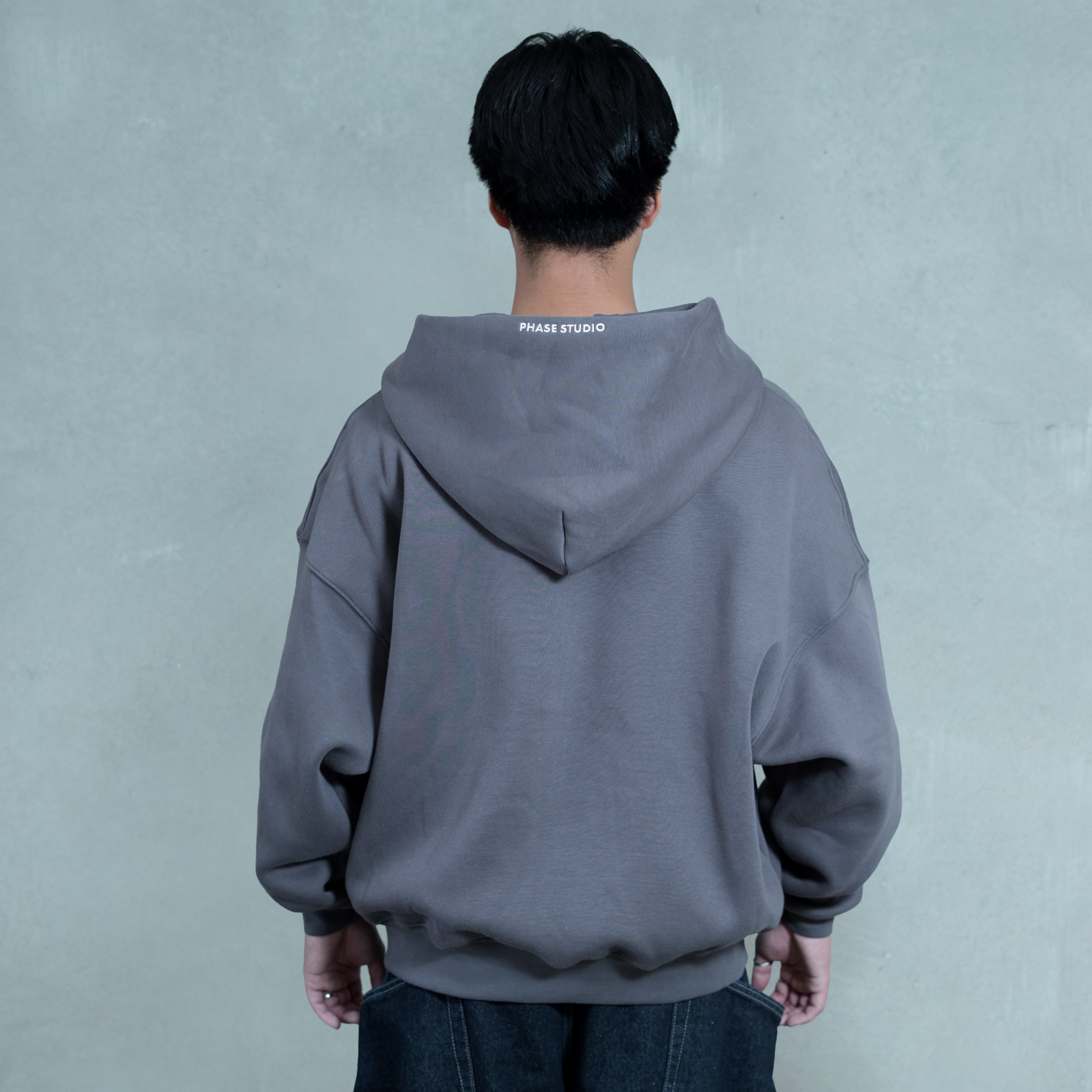 Stone Gray - Zip Hoodie