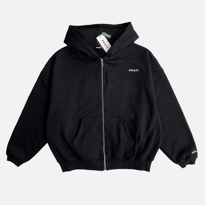 Black - ZIP hoodie